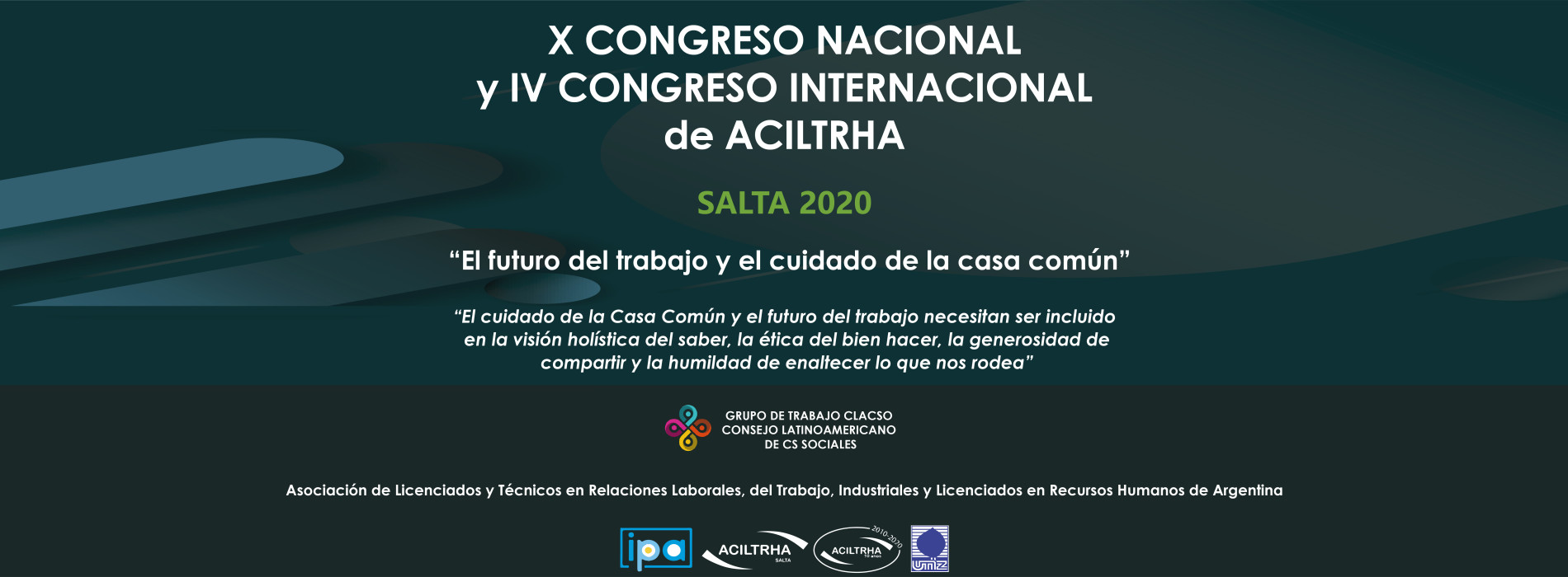 X Congreso Nacional y IV Congreso Internacional de ACILTRHA 2020