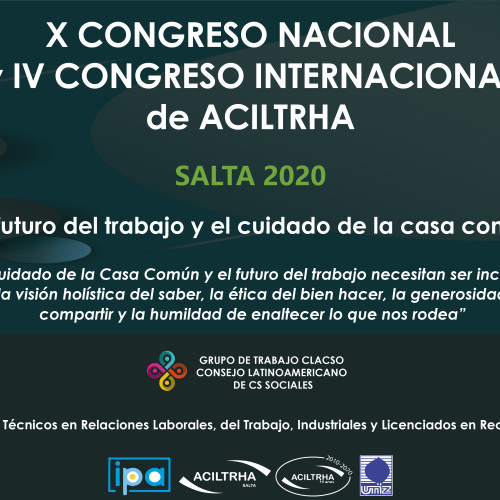 X Congreso Nacional y IV Congreso Internacional de ACILTRHA 2020